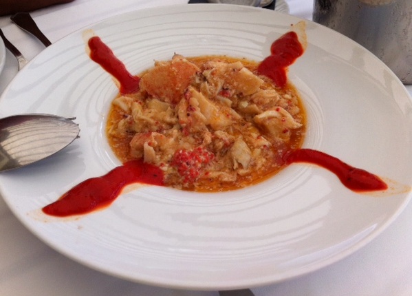 Restaurante Gueyu-Mar Salpicón de bogavante